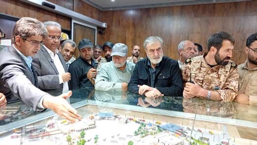 بازدید اعضای کمیسیون امنیت ملی مجلس از پایانه مرزی میرجاوه