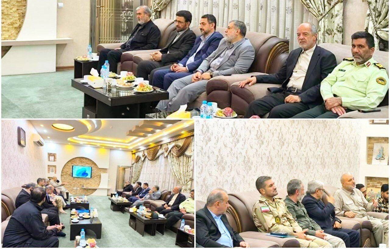 بازدید مالکی و اعضای کمیسیون امنیت ملی مجلس از پایانه مرزی میلک و دیوار مرزی سیستان و بلوچستان