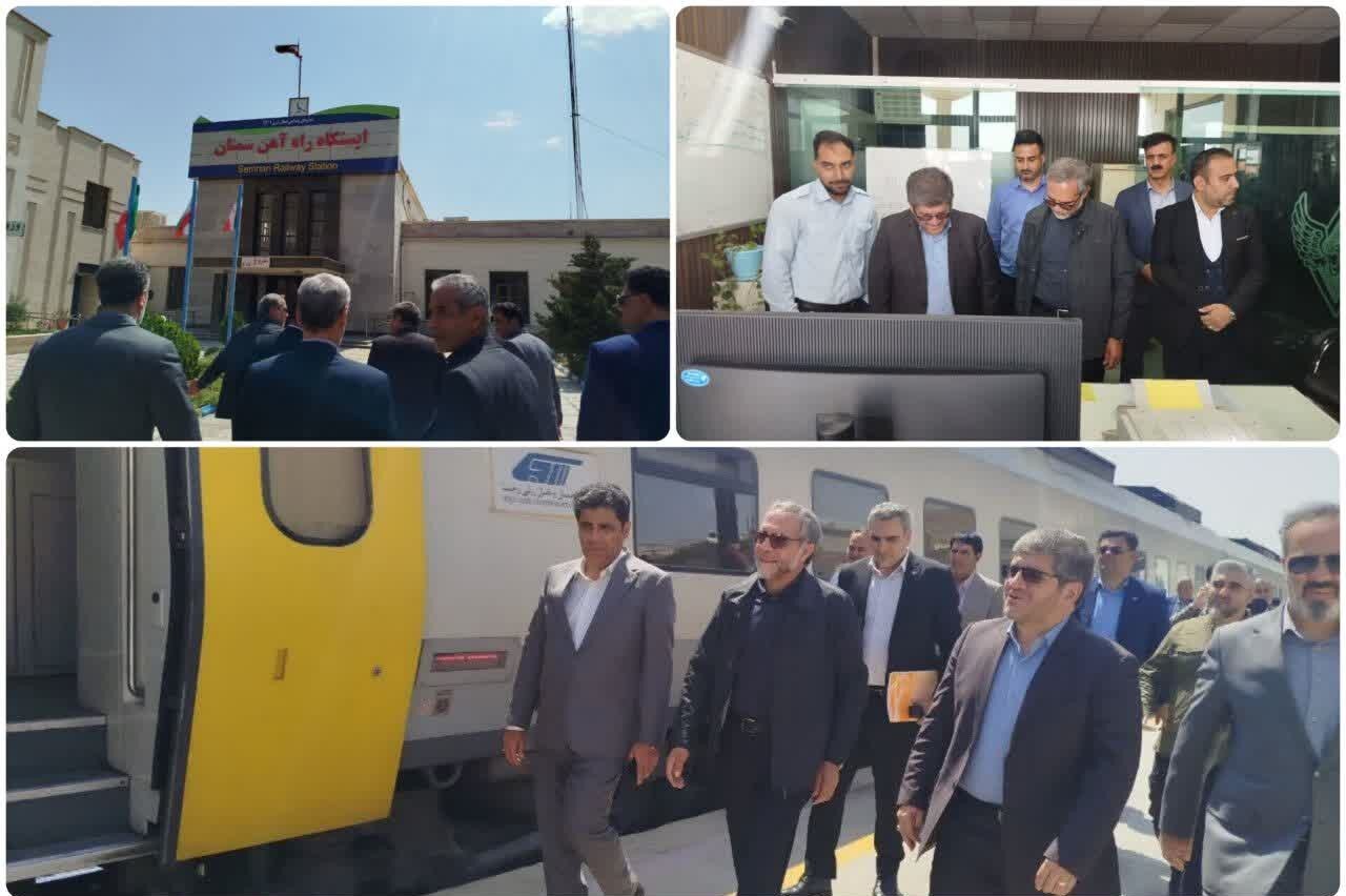 خطوط ریلی در سمنان افتتاح شد/ درخواست گلرو برای راه اندازی مجدد قطار محلی سمنان به تهران