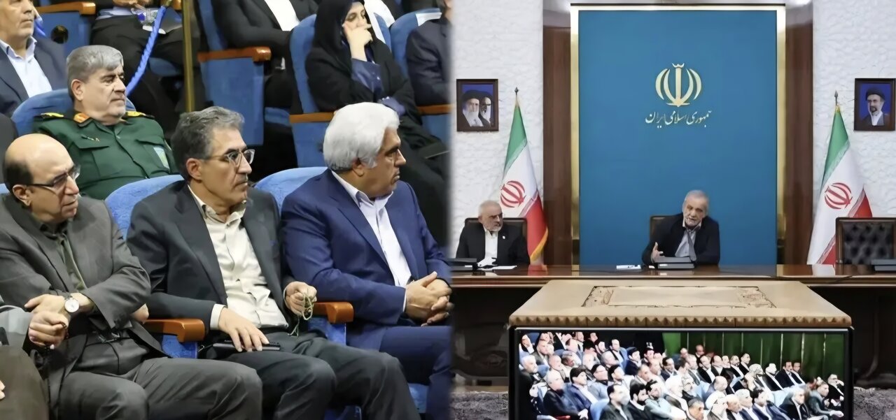 حضور علیزاده در نشست وبیناری شورای برنامهریزی آذربایجان شرقی با رئیس جمهور