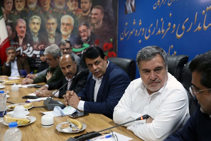 جلسه شورای اداری میناب کمیسیون برنامه و بودجه