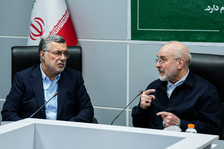 نشست بررسی مسائل حوزه بهداشت، درمان و سلامت با حضور دکتر قالیباف