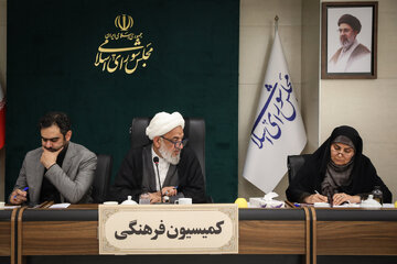 نشست کمیسیون فرهنگی مجلس با حضور وزیر راه
