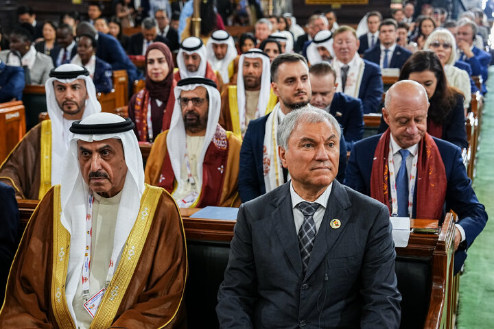 حضور هیئت پارلمانی ایران در مراسم افتتاحیه دوازدهمین مجمع پارلمانی بریکس - هند