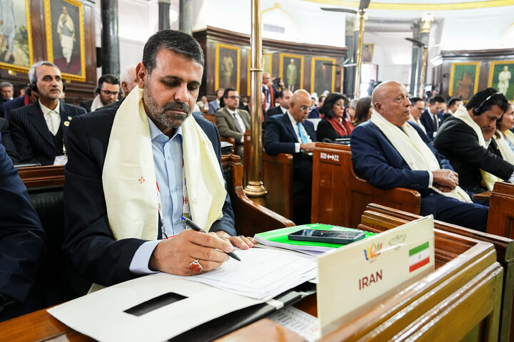 حضور هیئت پارلمانی ایران در مراسم افتتاحیه دوازدهمین مجمع پارلمانی بریکس - هند