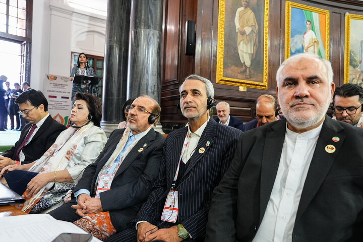 حضور هیئت پارلمانی ایران در مراسم افتتاحیه دوازدهمین مجمع پارلمانی بریکس - هند