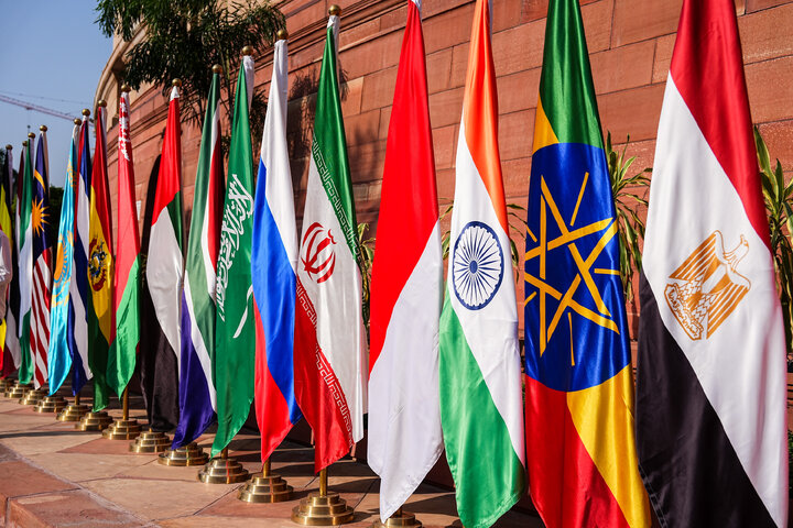 حضور هیئت پارلمانی ایران در مراسم افتتاحیه دوازدهمین مجمع پارلمانی بریکس - هند