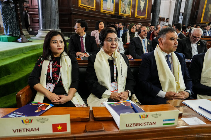 حضور هیئت پارلمانی ایران در مراسم افتتاحیه دوازدهمین مجمع پارلمانی بریکس - هند