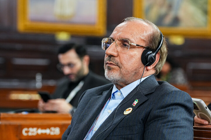 سخنرانی علی حدادی در دوازدهمین مجمع پارلمانی بریکس - هند