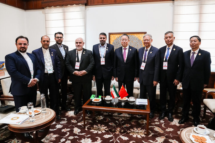 دیدار احمد نادری با نایب رئیس کنگره ملی چین - هند