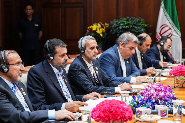 دیدار هیئت پارلمانی ایران با رئیس مجلس هند