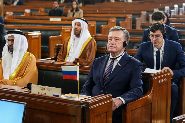 حضور هیئت پارلمانی ایران در نشست چهارم مجمع پارلمانی بریکس - هند