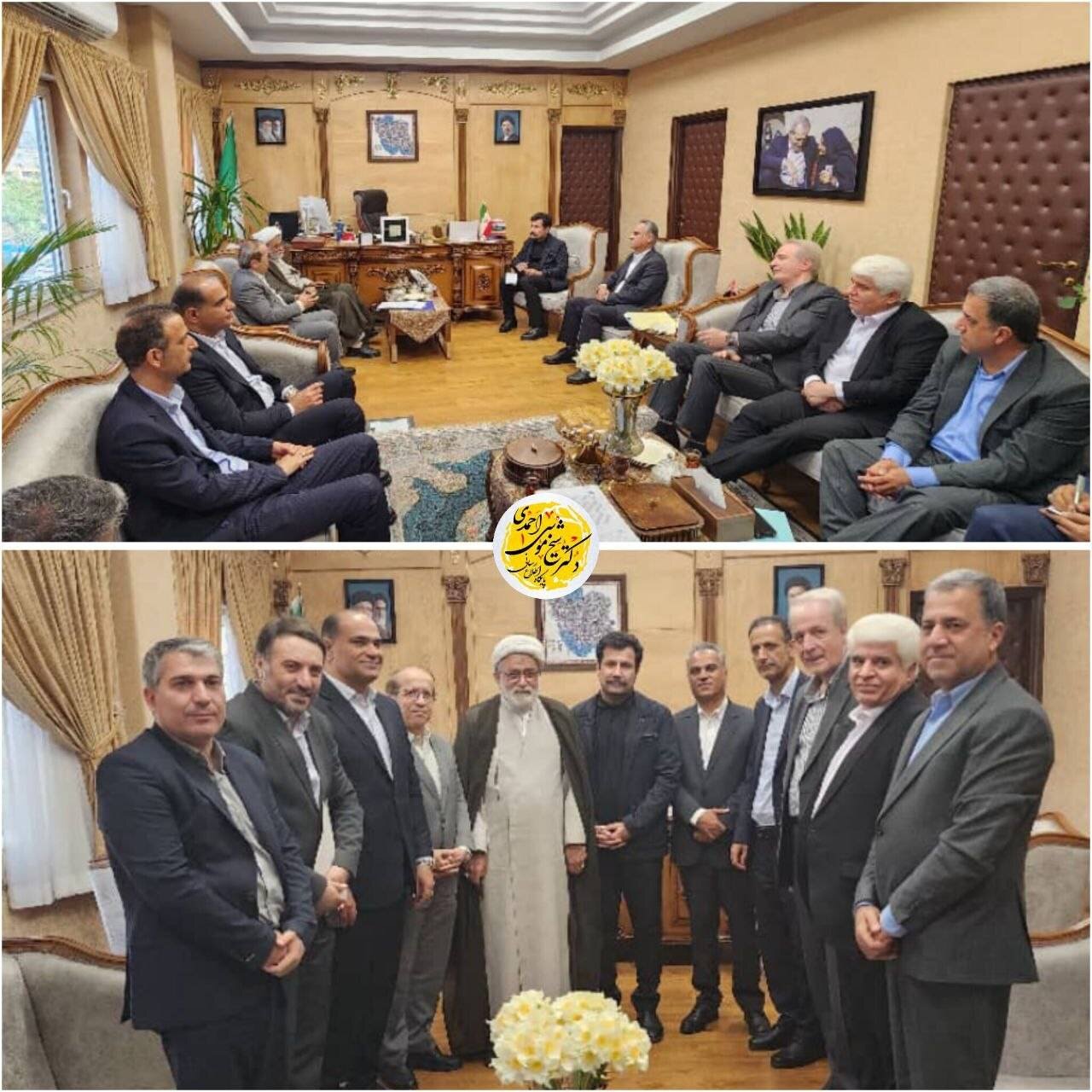 نشست احمدی با معاون رئیس‌جمهور و مدیرعامل سازمان تامین اجتماعی کشور