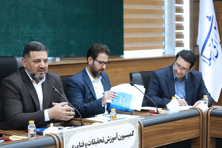 نشست کمیته آموزش و تحقیقات مجلس شورای اسلامی نظارت براجرای قانون جهش تولیدو دانش بنیان