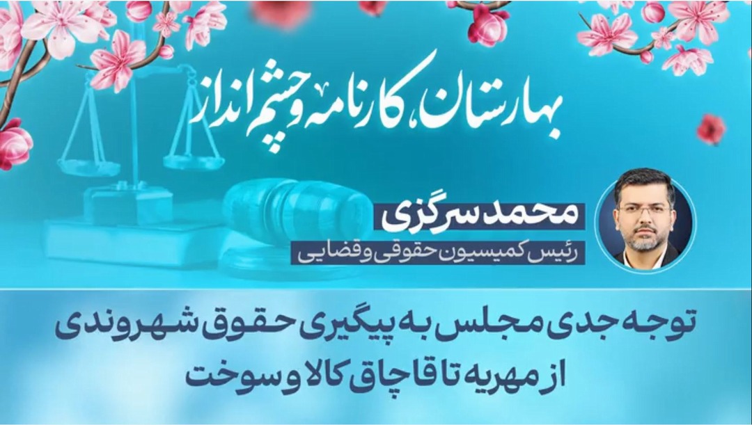 توجه جدی مجلس به پیگیری حقوق شهروندی از مهریه تا قاچاق کالا و سوخت