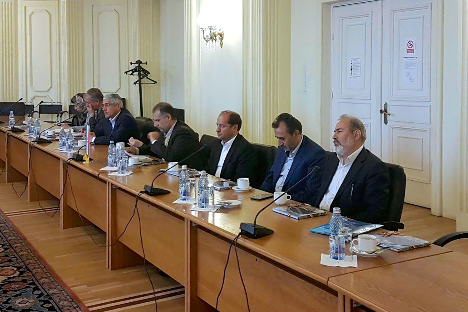 دیدار اعضای گروه دوستی پارلمانی جمهوری اسلامی ایران و رومانی با رئیس کمیسیون اقتصاد و خصوصی سازی پارلمان رومانی