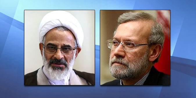 دیدار نماینده ولی فقیه در سپاه پاسداران با دکتر لاریجانی