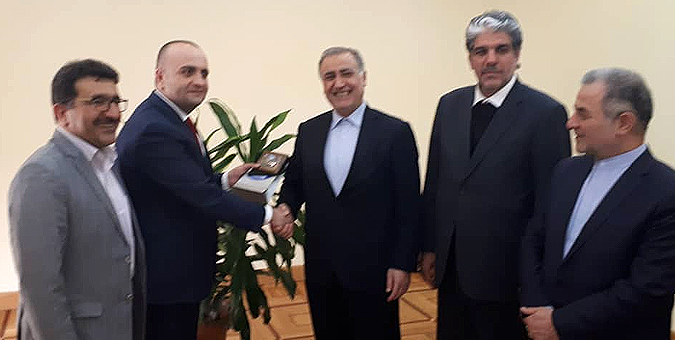 دیدار روسای گروه های دوستی پارلمانی جمهوری اسلامی ایران و گرجستان با یکدیگر