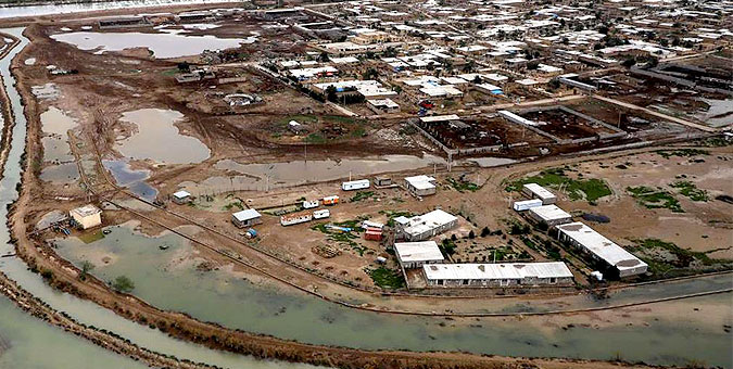 سه هزار نفر در استان خوزستان به دلیل سیل در اردوگاه‌ها هستند