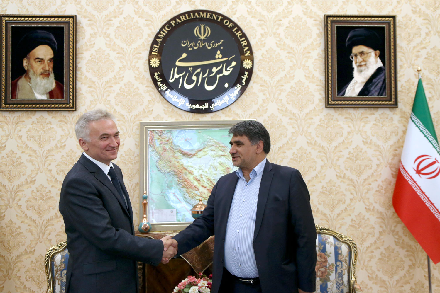 دیدار رمضانعلی سبحانی فر با سفیر بلاروس در تهران