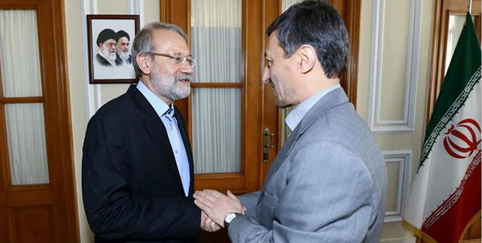 پیام تبریک دکتر لاریجانی به رئیس بنیاد مستضعفان