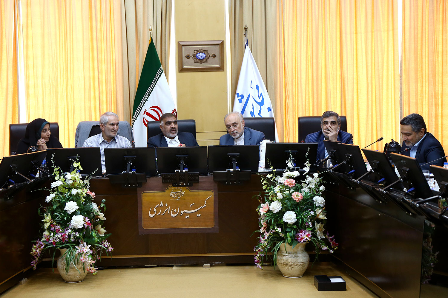 نشست کمیسیون انرژی مجلس با حضور رئیس سازمان انرژی اتمی