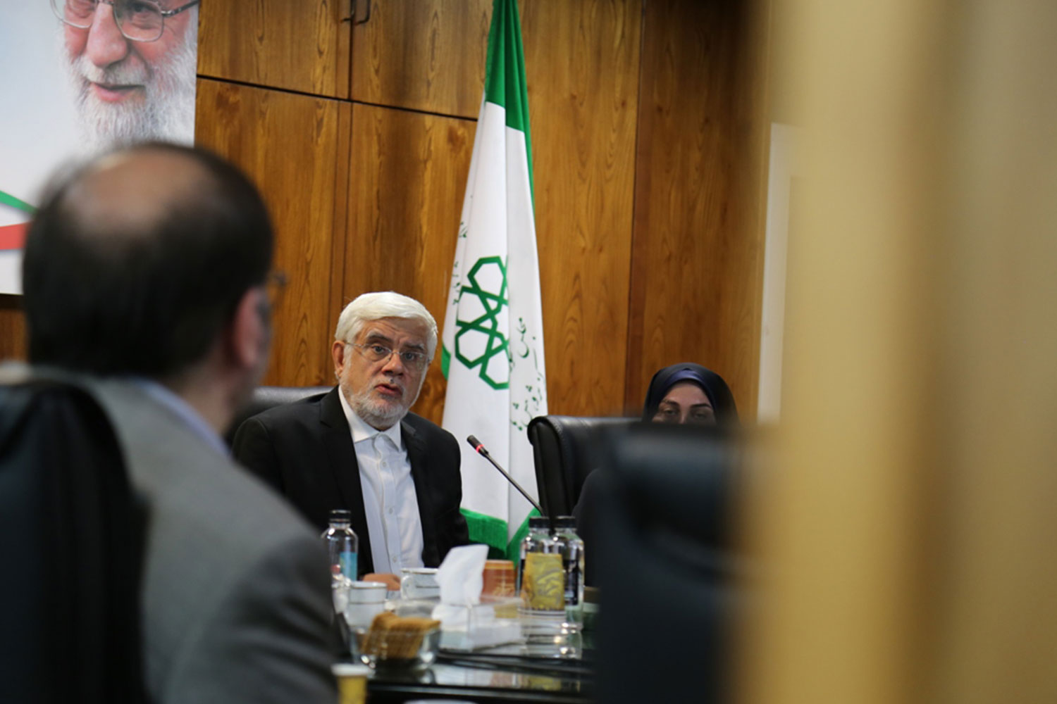 بازدید محمدرضا عارف و جمعی از نمایندگان مجلس از مرکز پژوهش های مجلس شورای اسلامی