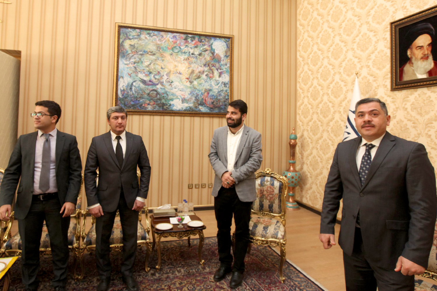 دیدار سید فرید موسوی با جمعی از جوانان جمهوری آذربایجان