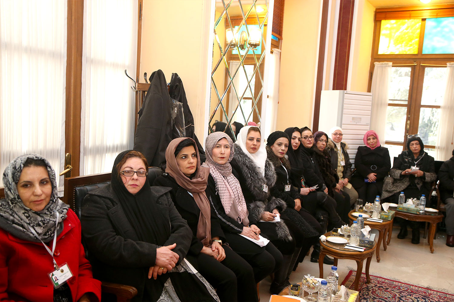 دیدار جمعی از بانوان خبرنگار کشور سوریه با حسین امیرعبداللهیان