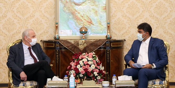 دیدار عادل نجف زاده با سفیر گرجستان