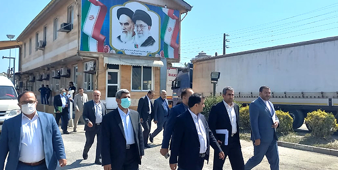 نظارت میدانی رئیس و اعضای کمیسیون اقتصادی از گمرک و بارانداز ریلی آستارا
