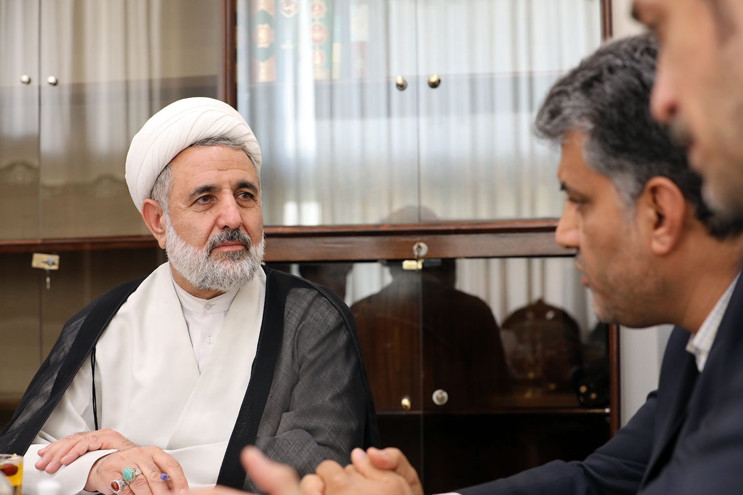 دیدار رئیس، معاونین و مدیرکل سازمان فنی و حرفه ای استان قم با حجت الاسلام مجتبی ذوالنوری