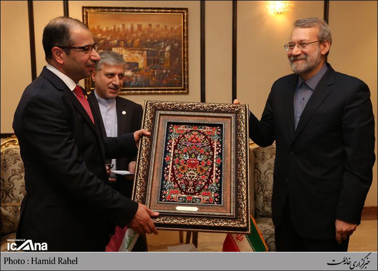 گزارش تصویری/دیدار دکتر علی لاریجانی با رئیس مجلس عراق
