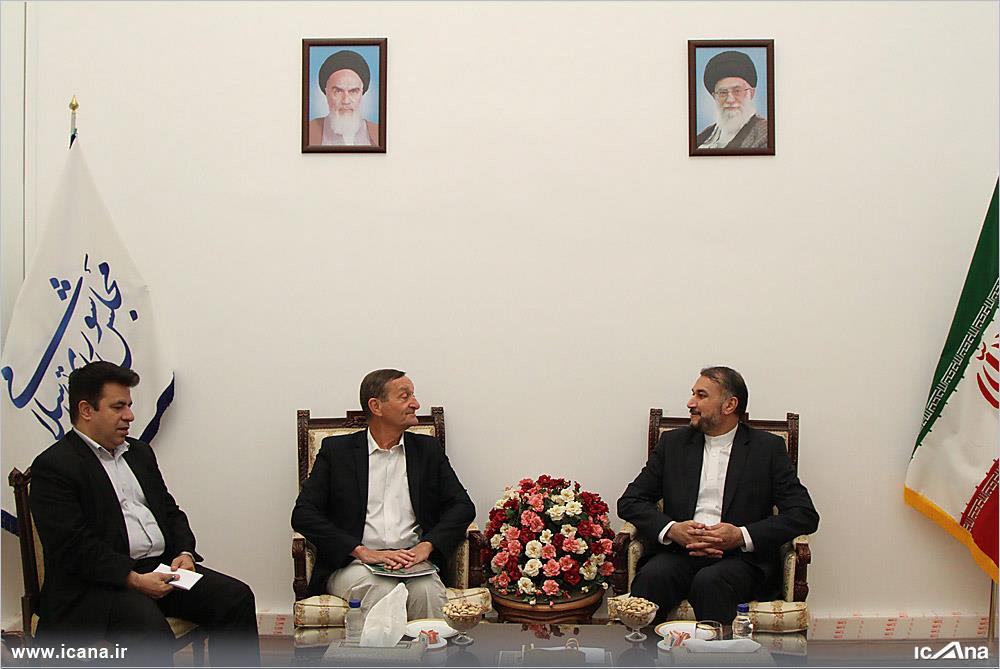 گزارش تصویری/ دیدار نمایندگان پارلمان فرانسه با امیر عبدالهیان