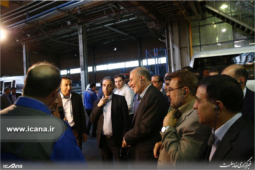 گزارش تصویری/ بازدید اعضای کمیسیون صنایع و معادن مجلس از مجتمع تولیدی ایران خودرو