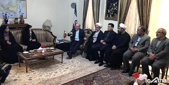 ذوالقدر و چنارانی با رییس فراکسیون زنان دهلی و سفیر ایران در هند دیدار کردند