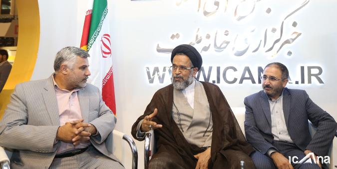 سیدمحمود علوی از غرفه خبرگزاری خانه ملت بازدید کرد